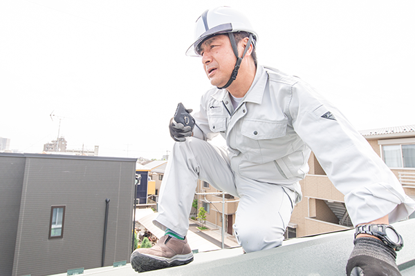 一級施工管理技士が屋根を診断します
